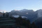 Da Cler di Sedrina salita ai Prati Parini e in Canto Alto con freddo e prima neve sulle Orobie il 7 novembre 2009 - FOTOGALLERY